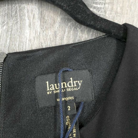 Laundry By Shelli Segal Black Mini Dress - Picture 5 of 12